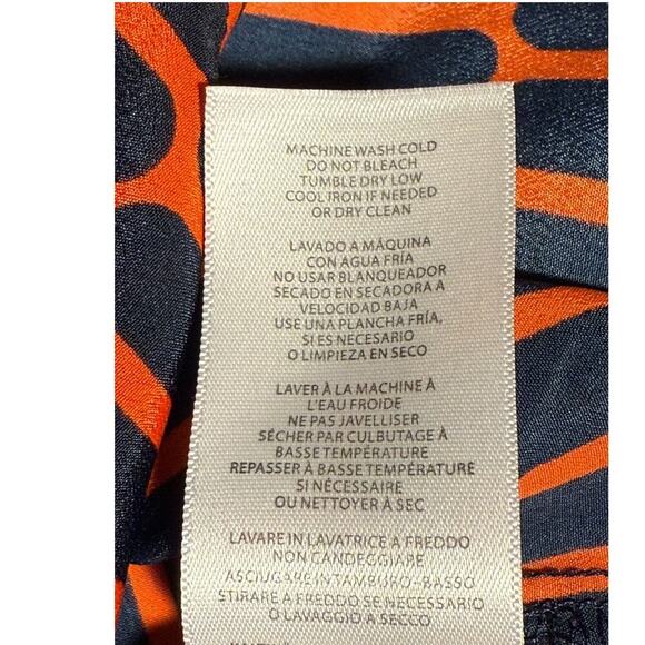 Michael Kors Women's Geometric‎ Sleeveless Blouse Size 8 Multicolor - Picture 8 of 8